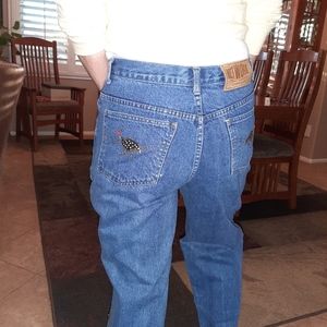 Guinea birds ! These jeans are SO darn cute